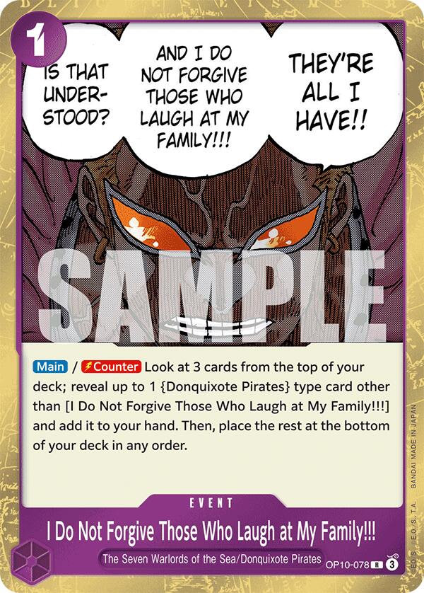 I Do Not Forgive Those Who Laugh at My Family!!! [Royal Blood] Bandai