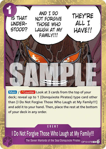 I Do Not Forgive Those Who Laugh at My Family!!! [Royal Blood] Bandai