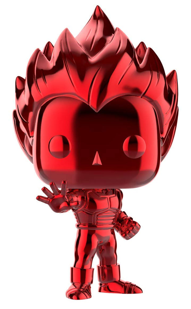 Funko POP! Animation: Dragon Ball Z - Super Saiyan Vegeta (Red Chrome) #154 - 2019 SDCC Shared Exclusive FUNKO
