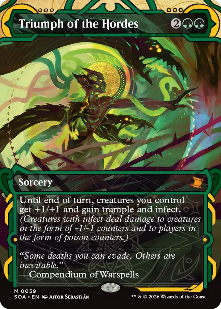 Triumph of the Hordes [Secrets of Strixhaven: Mystical Archive] Magic: The Gathering