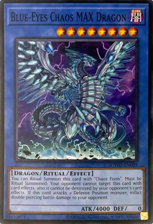 Blue-Eyes Chaos MAX Dragon (Unlimited Misprint) [SDWD-EN009] Common Yu-Gi-Oh!