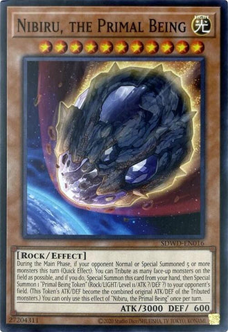 Nibiru, the Primal Being (Unlimited Misprint) [SDWD-EN016] Common Yu-Gi-Oh!