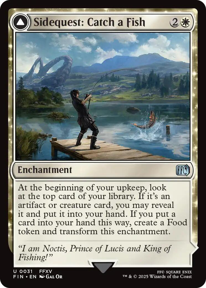 Sidequest: Catch a Fish // Cooking Campsite [FINAL FANTASY] Magic: The Gathering