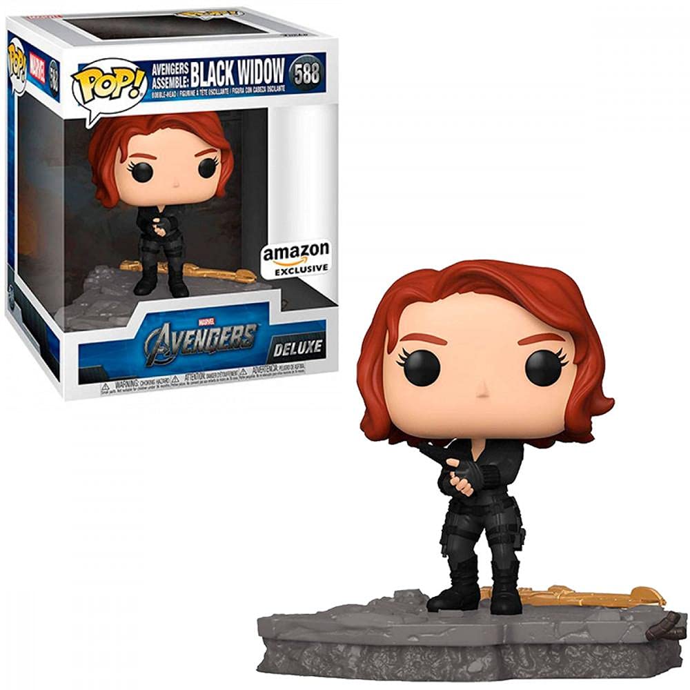 Funko Pop! Deluxe Marvel: Avengers Assemble Series - Black Widow, Amazon Exclusive, Figure 5 of 6 FUNKO