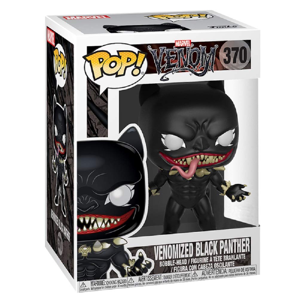 Funko Pop Marvel: Venom - Venomized Black Panther Collectible Figure, Multicolor FUNKO
