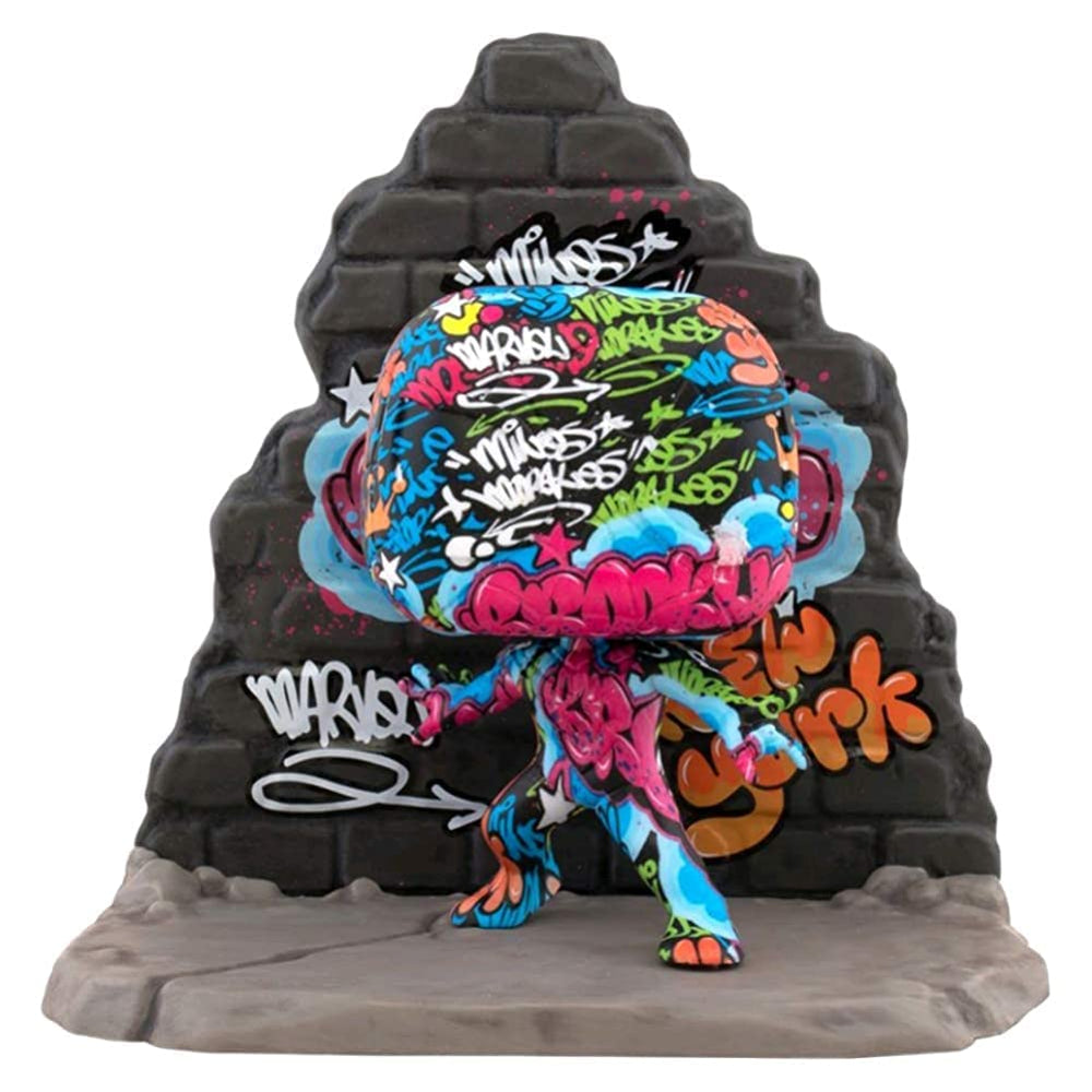 Funko Pop! Marvel Street Art Spider-Man Miles Morales Grafitti NYCC Fall Shared Exclusive 2020 FUNKO