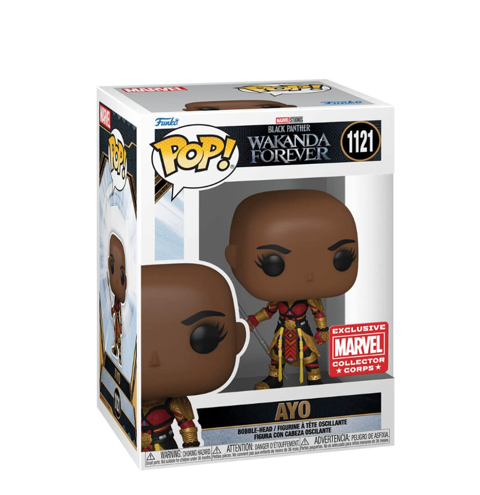Pop! Funko Wakanda Forever Marvel Collector Corps Exclusive AYO #1121 w/ Free Arcylic Case FUNKO