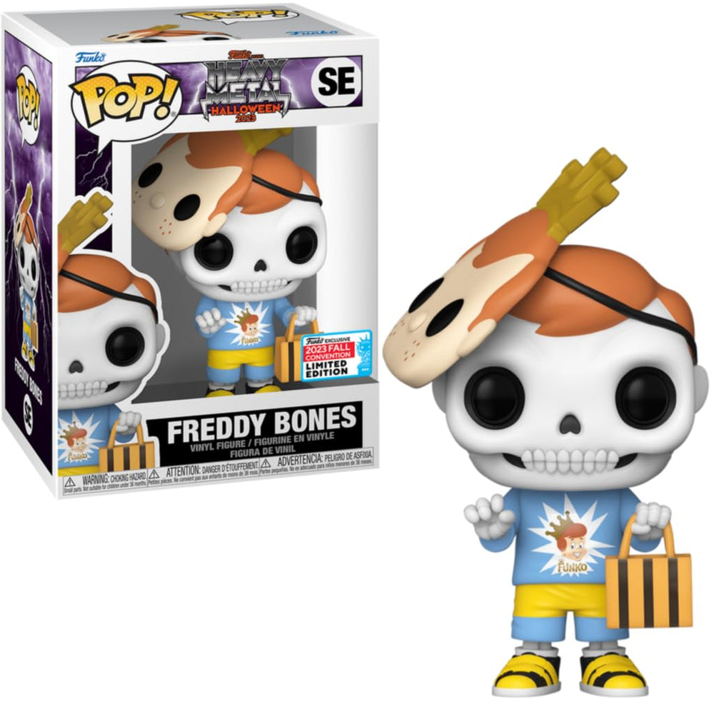 Pop! Originals: Heavy Metal Halloween 2023 - Freddy Bones with Mask (NYCC 2023 Shared Exclusive) FUNKO