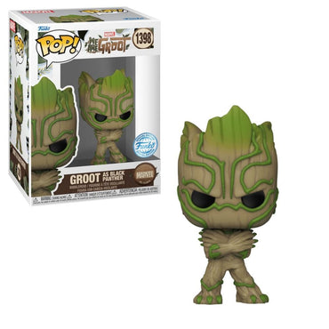 Funko Marvel 85 Years Old Groot as Black Panther Pop! FUNKO