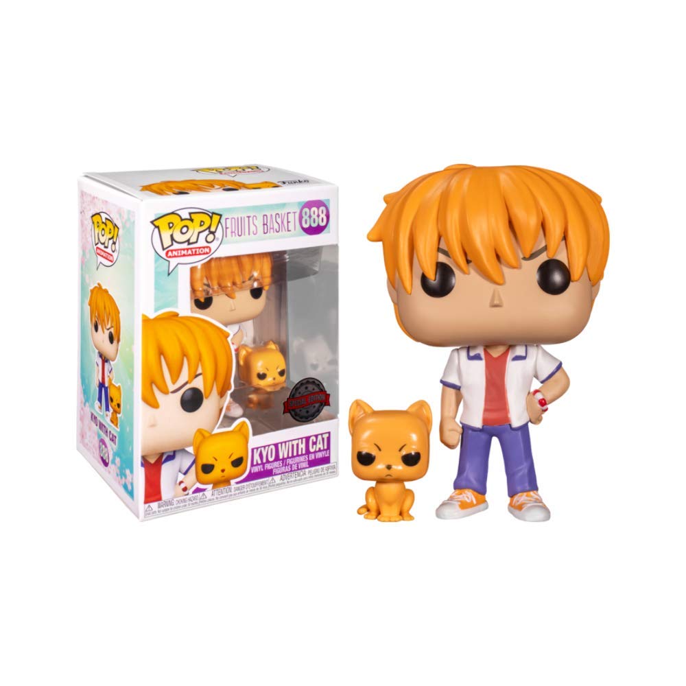Funko POP! Animation #888 - Fruits Basket Kyo with Cat Exclusive FUNKO