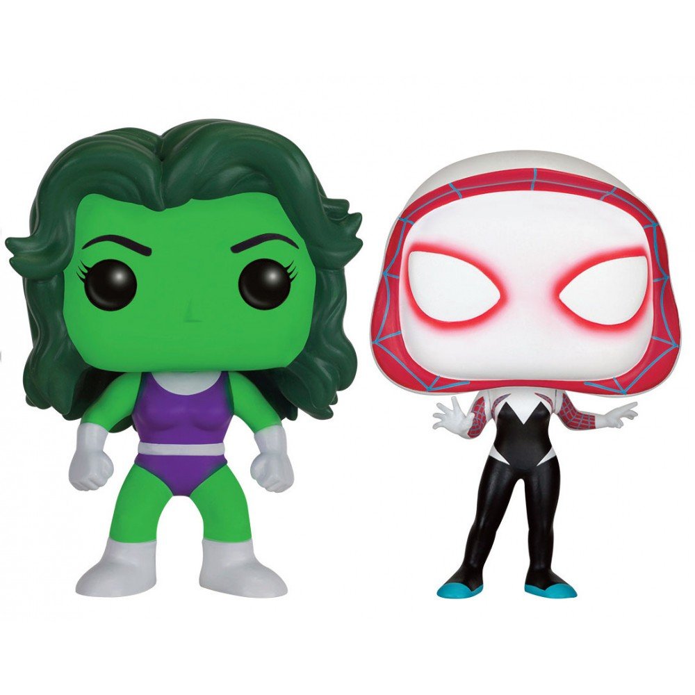 Pop! Funko She-Hulk/Spider-Gwen two pack exclusive. FUNKO