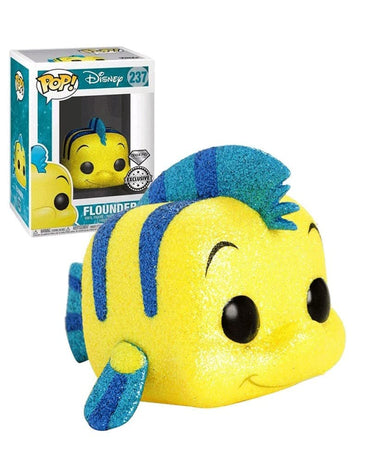 Funko Pop! Little Mermaid - Flounder Diamond Edition # 237 (Hot Topic) FUNKO