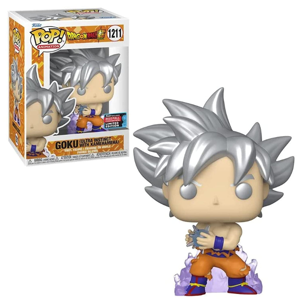 Pop! Dragon Ball Super 1211 - Goku Ultra Instinct with Kamehameha Metallic FUNKO