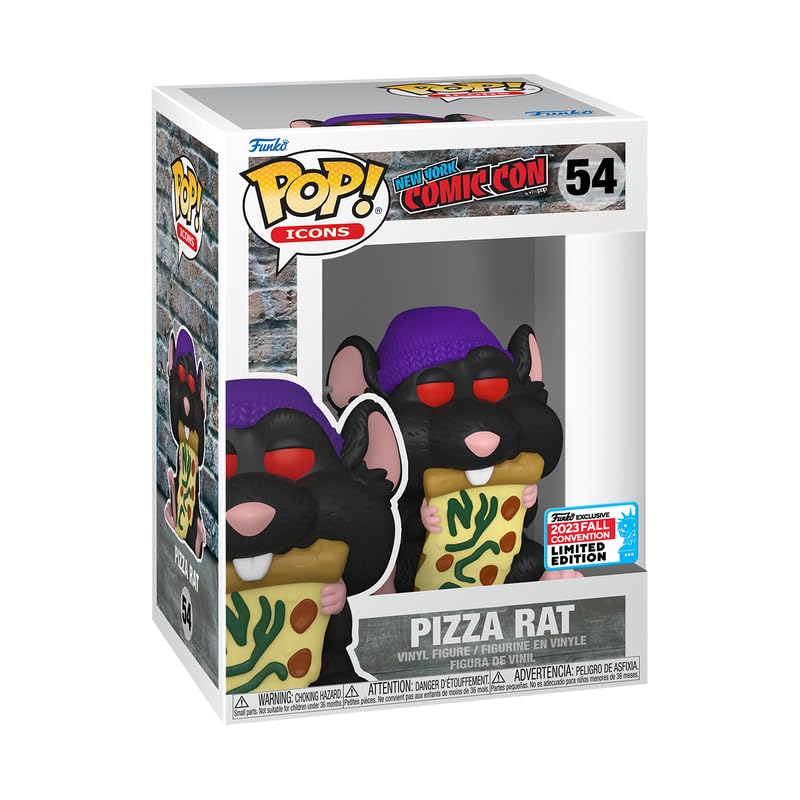 Pop! Icons: NYCC 2023 - Pizza Rat (NYCC 2023 Shared Exclusive) FUNKO