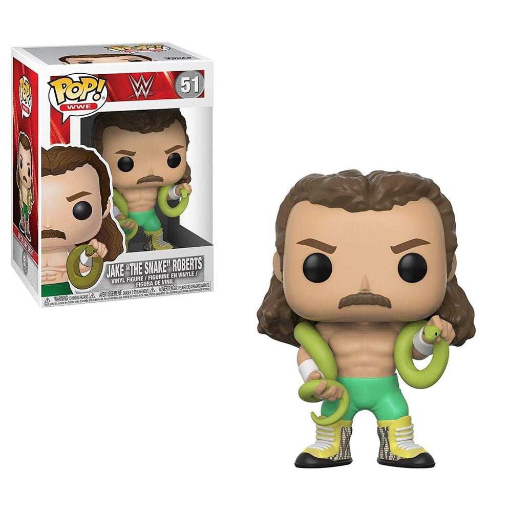 Funko POP! WWE: WWE Jake The Snake (Styles May Vary) Collectible Figure, Multicolor FUNKO