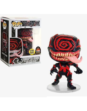 Funko Marvel Venom Pop! Corrupted Venom Glow-in-the-Dark L.A. Comic Con Exclusive FUNKO