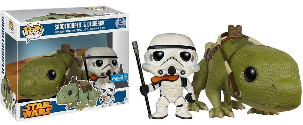 Funko Pop Vinyl Bobblehead, Star Wars Sandtrooper & Dewback Collectible Set FUNKO
