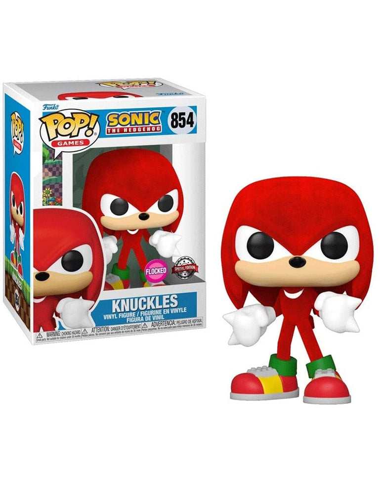 Funko POP! Games #854 Sonic The Hedgehog Limited Edition Flocked Knuckles FUNKO