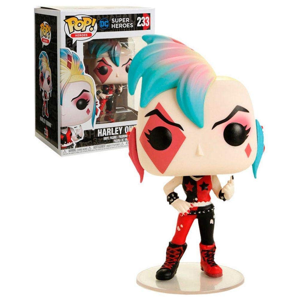 Funko - DC Super Heroes-Harley Quinn (Punk) Figure Multicolour 30103 FUNKO