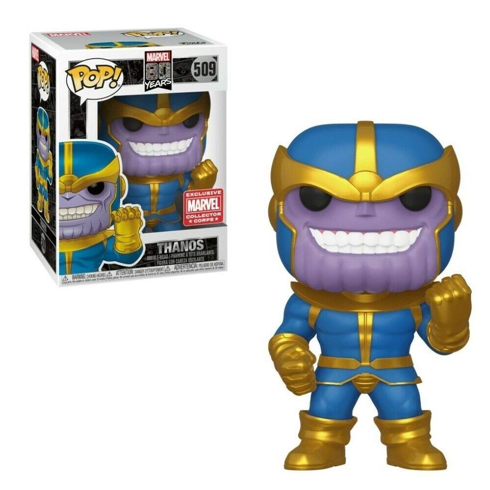 Funko Pop! Marvel: 80th Anniversary - Thanos (First Appearance Collector Corps Exclusive) #509 FUNKO