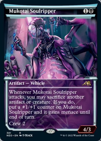 Mukotai Soulripper (Showcase Soft Glow) [Kamigawa: Neon Dynasty] Magic: The Gathering