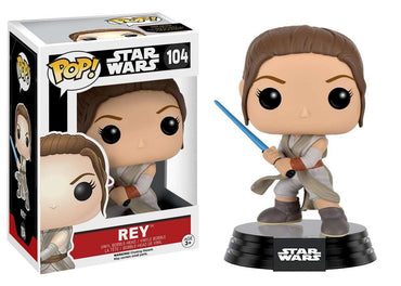 Funko POP Star Wars: Episode 7: The Force Awakens Figure - Rey with Lightsaber FUNKO