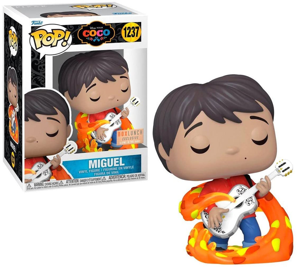 Funko Pop! Disney: Coco - Miguel (with Guitar) (Glows in The Dark) (Special Edition) #1237 Vinyl Figure FUNKO