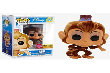 Funko Pop! Disney: Aladdin - Abu (Flocked Exclusive) #353 FUNKO