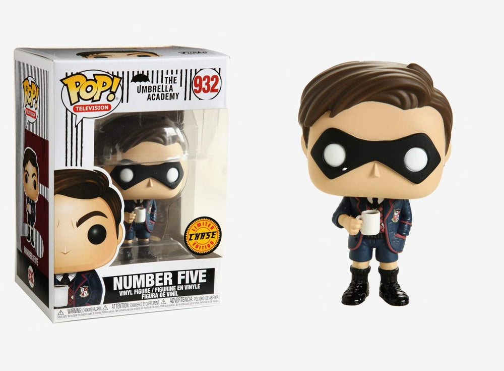 Funko POP! TV The Umbrella Academy Number Five 3.75" Chase Variant Vinyl Figure FUNKO