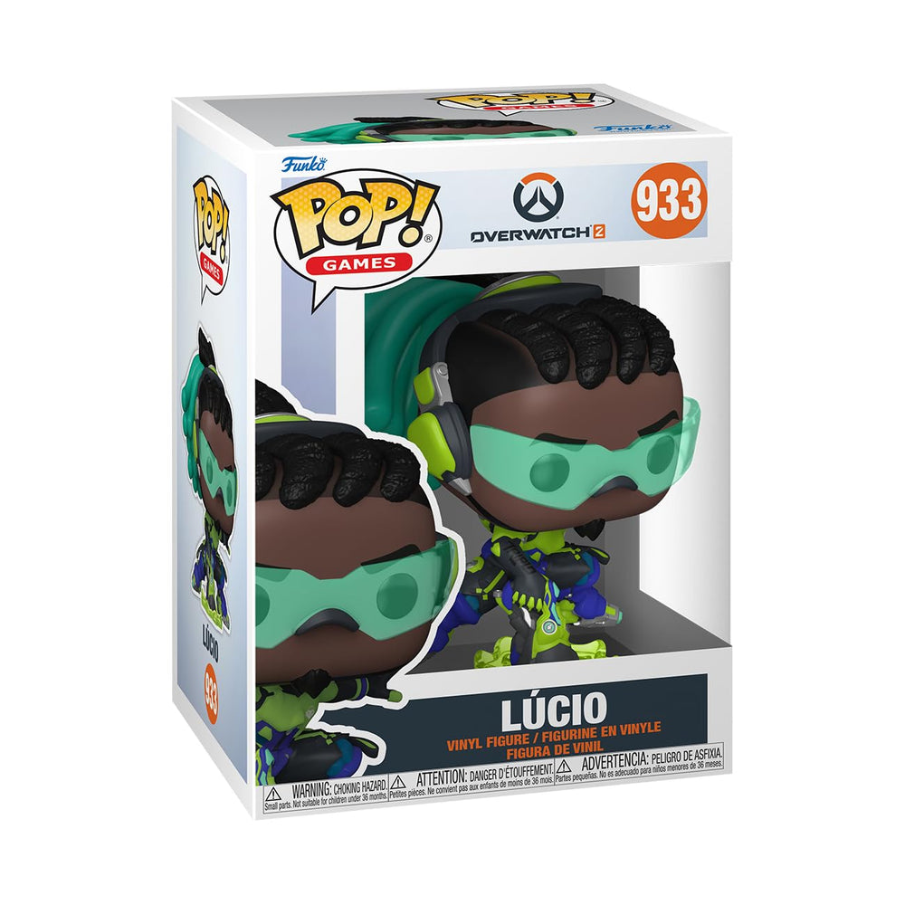 Funko POP! Games: Overwatch 2 - Lúcio - Overwatch - Collectable Vinyl Figure - Gift Idea - Official Merchandise - for Kids & Adults - Video Games Fans - Model Figure for Collectors and Display FUNKO