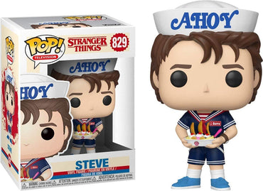 Funko Pop! Television: Stranger Things Steve with Hat & USS Butterscotch Exclusive