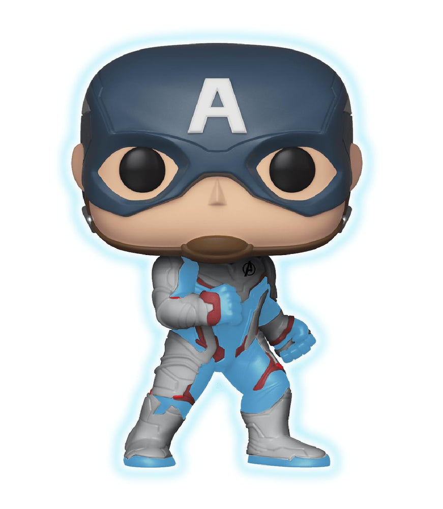 Funko Pop! Marvel Avengers Captain America Exclusive Glows In The Dark #450 FUNKO