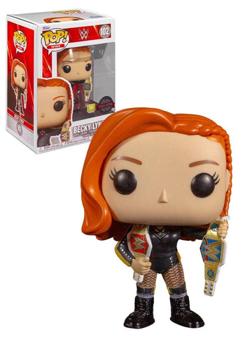 Funko Pop WWE Becky Lynch with Two Belts Exclusive FUNKO