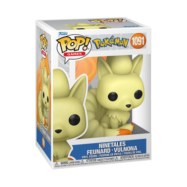 Funko Pop! Games: Pokemon - Ninetails - Ninetales - Collectable Vinyl Figure - Gift Idea - Official Merchandise - Toys for Kids & Adults - Games Fans - Model Figure for Collectors and Display FUNKO