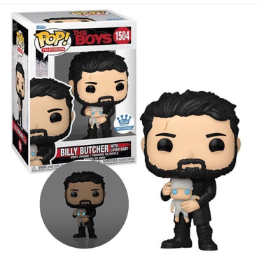 Funko Pop! Television: The Boys - Billy Butcher with Laser Baby Shop Exclusive, 77018 FUNKO