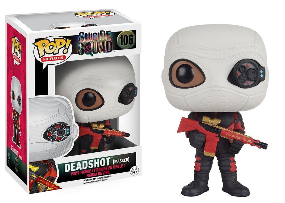 Funko POP Movies: Suicide Squad Action Figure, Deadshot (Masked) FUNKO
