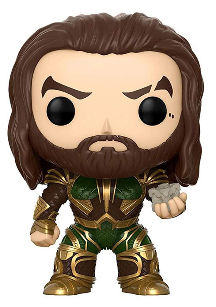 POP Funko Justice League Vinyl Collection, Figure 199 - Aquaman with Motherbox - SDCC Summer Convention Edition FUNKO
