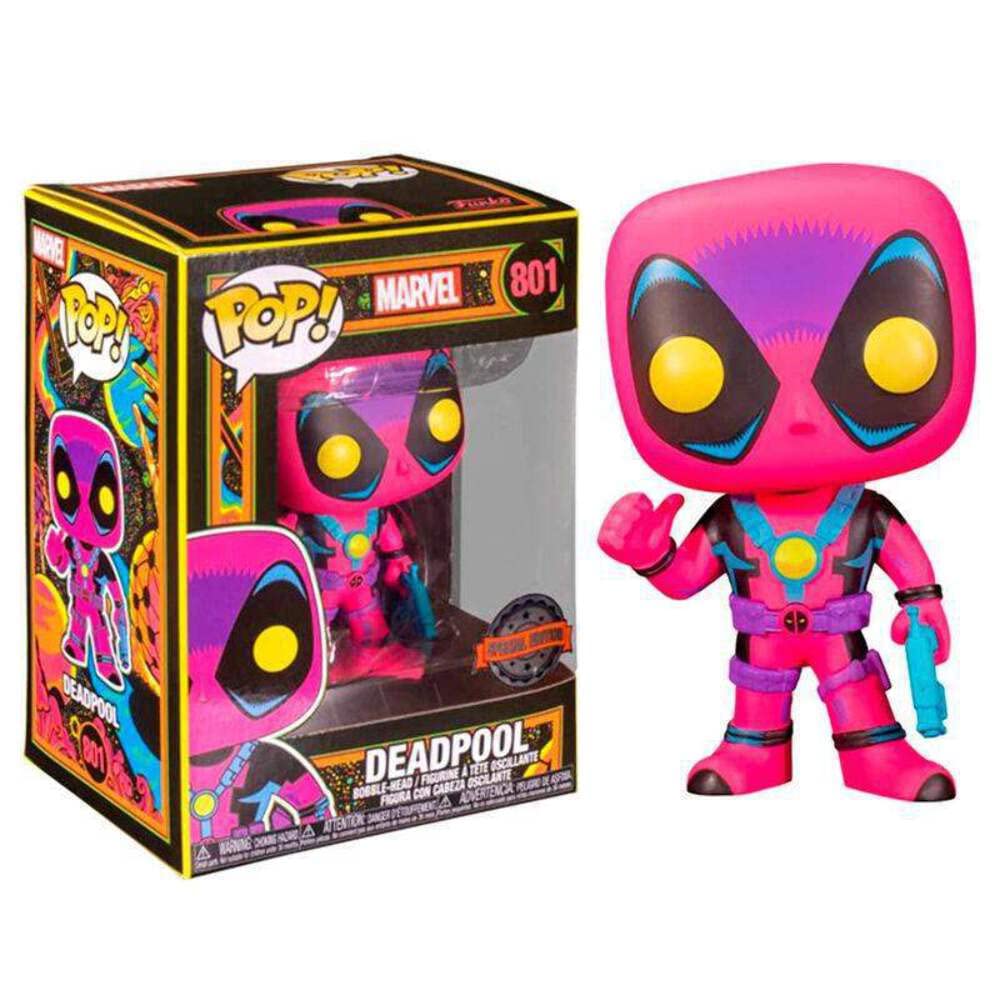 POP! Marvel 801 Blacklight - Deadpool Blacklight Special Edition FUNKO