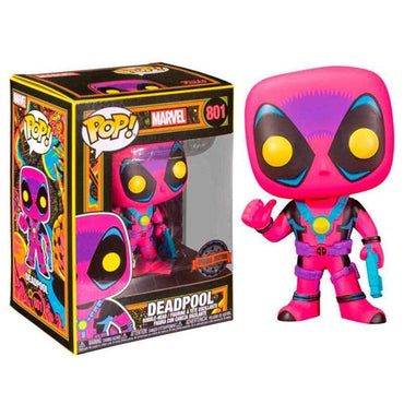 POP! Marvel 801 Blacklight - Deadpool Blacklight Special Edition FUNKO