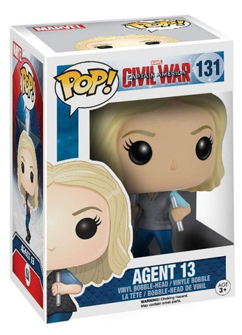 Funko POP Marvel: Captain America 3: Civil War Action Figure - Agent 13 FUNKO