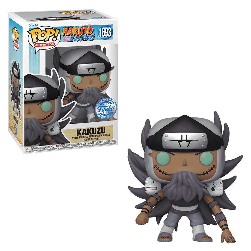 Funko Pop! Naruto: Shippuden - Kakuzu (Earth Grudge) Vinyl Figure, Approx. 4 Inches, Black/Green FUNKO