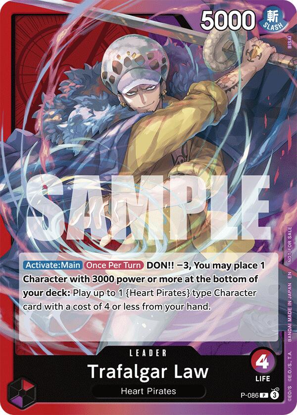 Trafalgar Law (OP10 Release Event) [One Piece Promotion Cards] Bandai