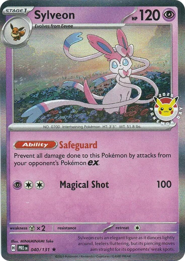 Sylveon (040/131) (Pokemon Day) [Scarlet & Violet: Prismatic Evolutions] Pokémon
