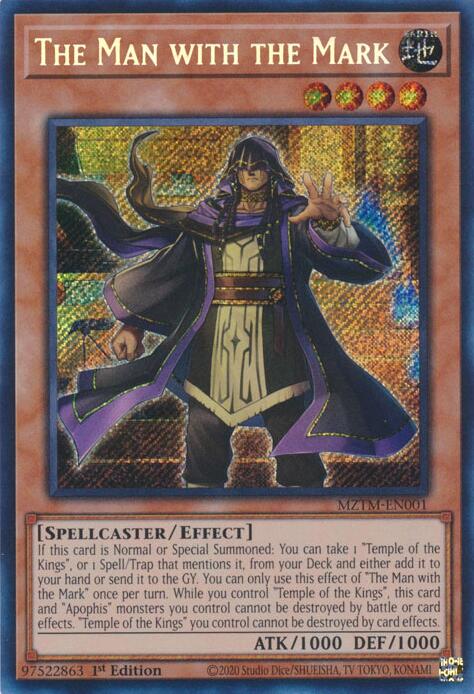 The Man with the Mark [MZTM-EN001] Secret Rare Yu-Gi-Oh!