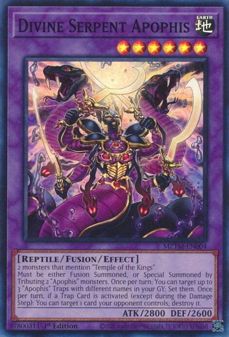 Divine Serpent Apophis [MZTM-EN004] Super Rare Yu-Gi-Oh!