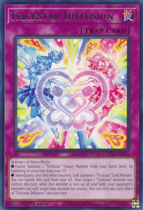 Trickstar Diffusion [MZTM-EN030] Rare Yu-Gi-Oh!