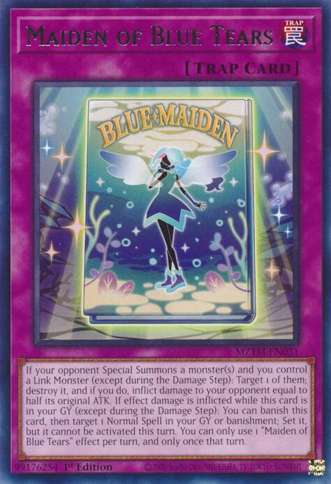 Maiden of Blue Tears [MZTM-EN031] Rare Yu-Gi-Oh!