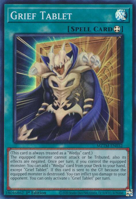 Grief Tablet [MZTM-EN032] Super Rare Yu-Gi-Oh!