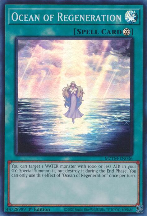 Ocean of Regeneration [MZTM-EN036] Super Rare Yu-Gi-Oh!