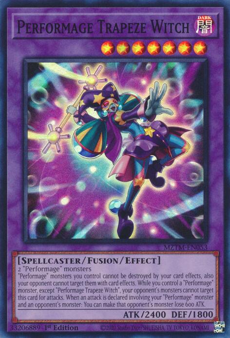 Performage Trapeze Witch [MZTM-EN053] Super Rare Yu-Gi-Oh!